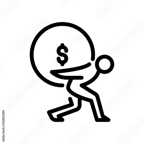 burden outline icon