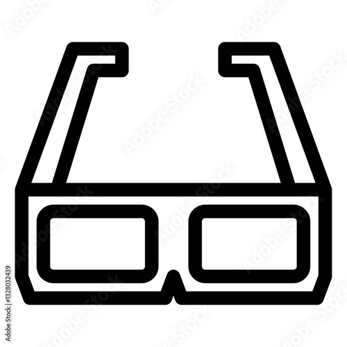 3d glasses icon