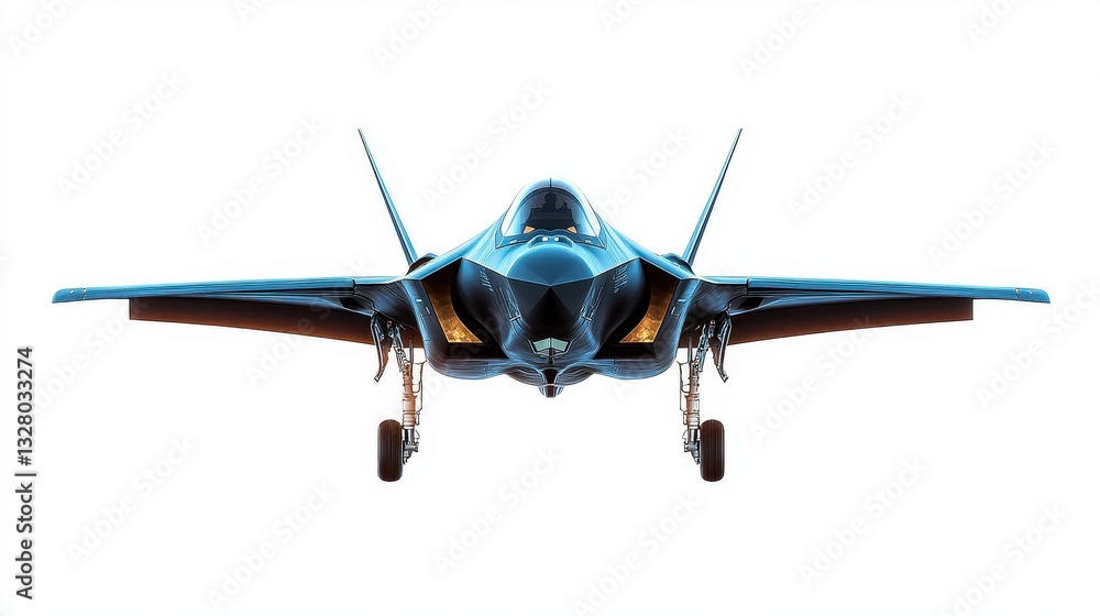 Sleek Futuristic Blue Aircraft with Sharp Design and Dynamic Features Sleek Futuristic Blue Aircraft with Sharp Design and Dynamic Features