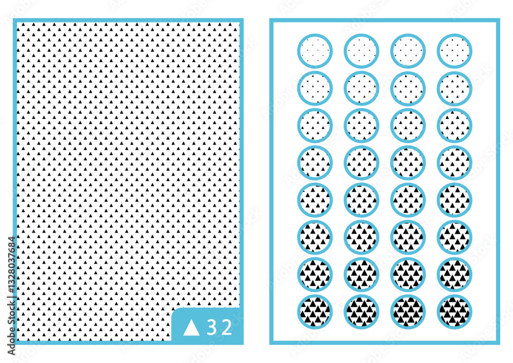 三角｜背景や効果に見本にも使える無難な三角型デジタルトーン32種._CS6