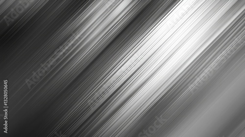 Striking Vertical Lines in Greyscale with a Sense of Motion and Depth Evoking a Captivating Visual Experience