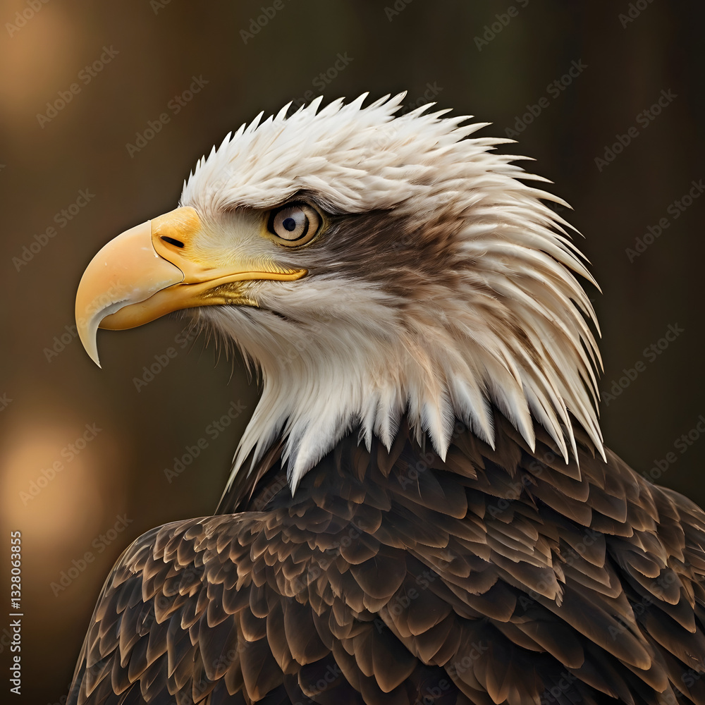 Obraz premium close up of a dangerous eaglle