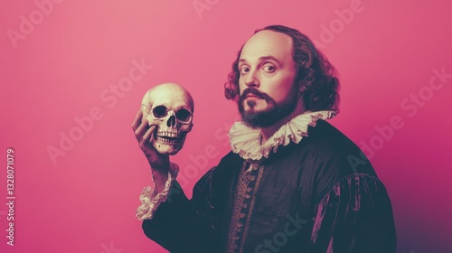 Shakespearean Portrait: A Man of Letters and Mortality