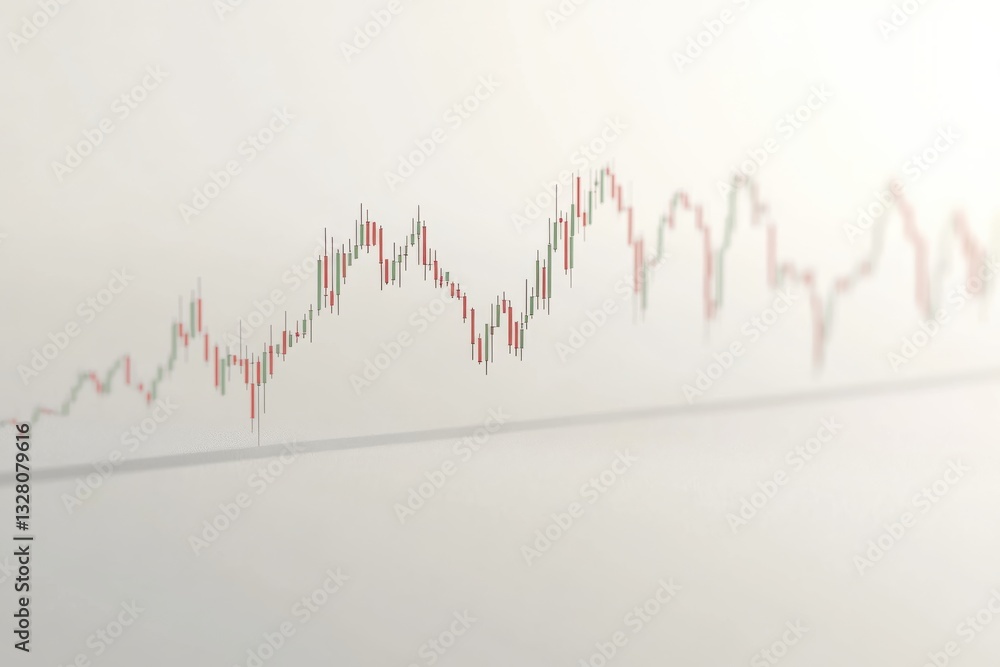 Detailed Analysis of Abstract Financial Chart with Fluctuating Lines Detailed Analysis of Abstract Financial Chart with Fluctuating Lines