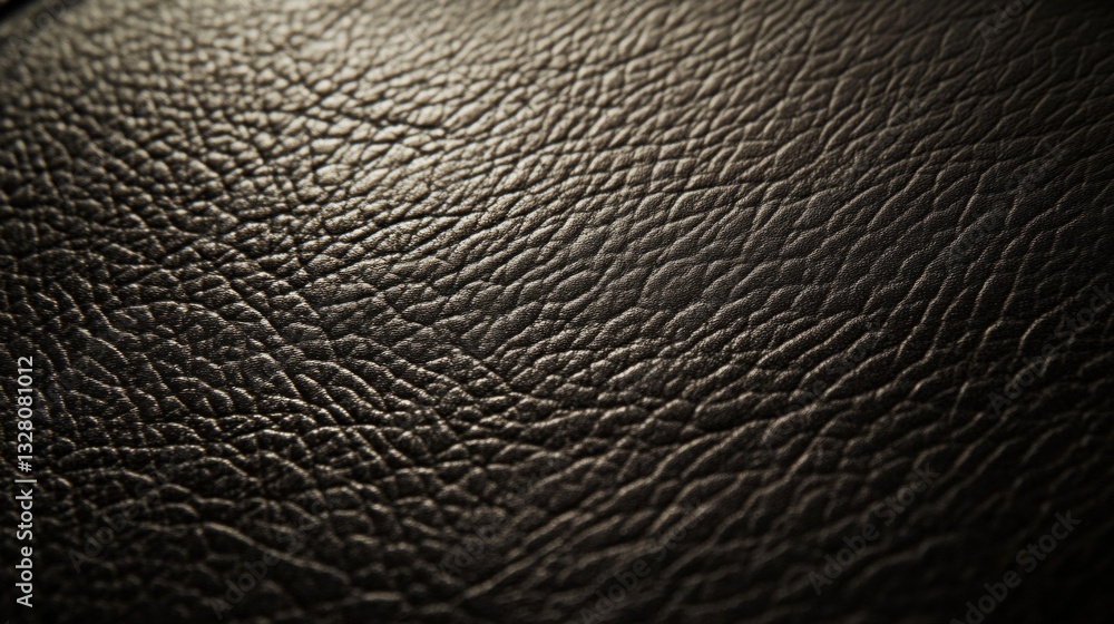 Dark Brown Leather Texture Background Close Up Dark Brown Leather Texture Background Close Up