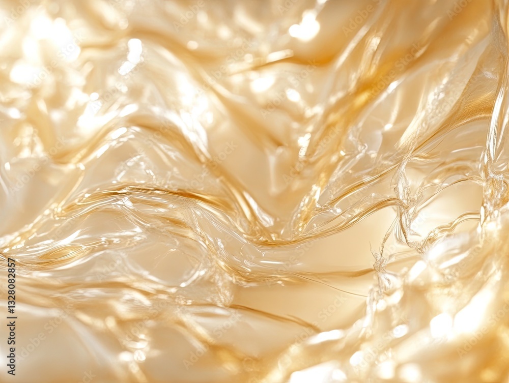 Golden Liquid Flowing Abstract Background. Golden Liquid Flowing Abstract Background.