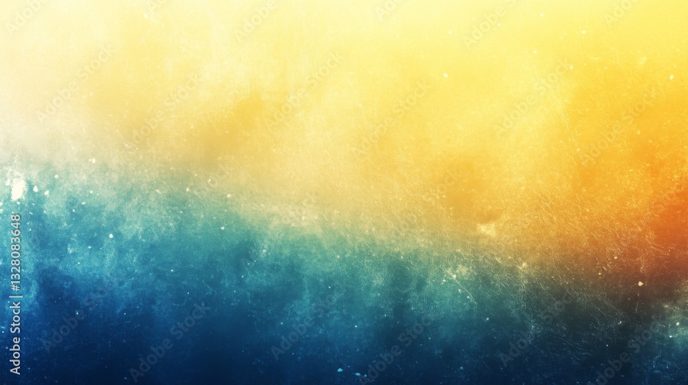 Fototapeta premium Abstract Cosmic Background with Blue and Gold Nebula