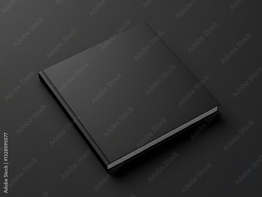 a black book on a black surface a black book on a black surface