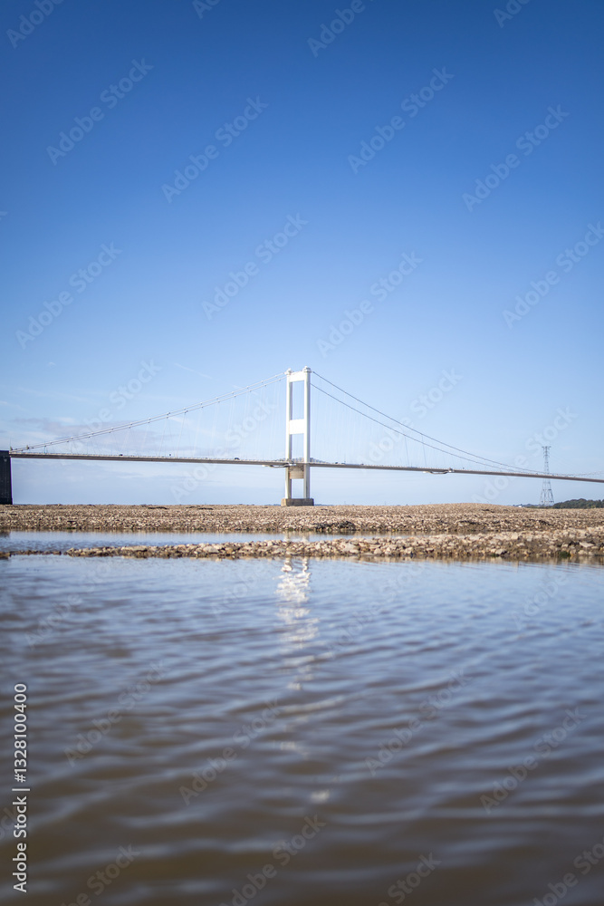 Severn Bridge, First Severn Bridge, Linking Wales and England, UK Severn Bridge, First Severn Bridge, Linking Wales and England, UK