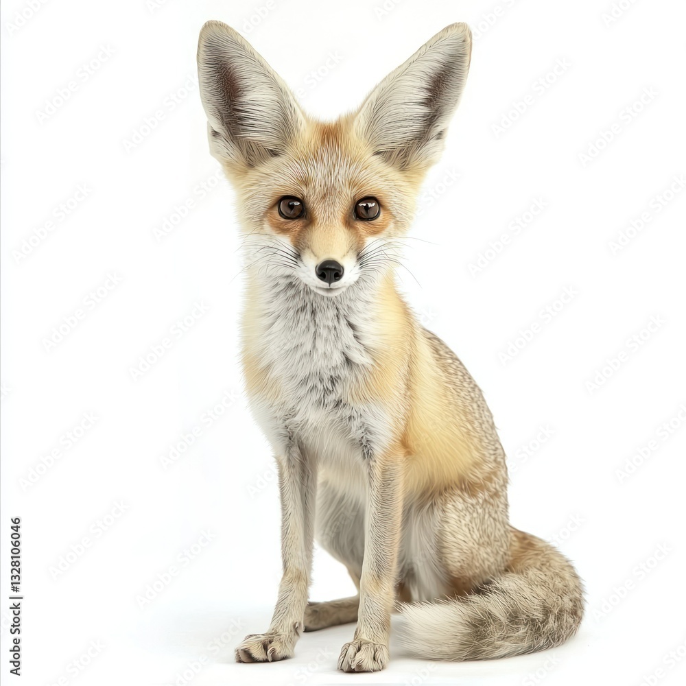 Obraz premium Fox isolated on white background.