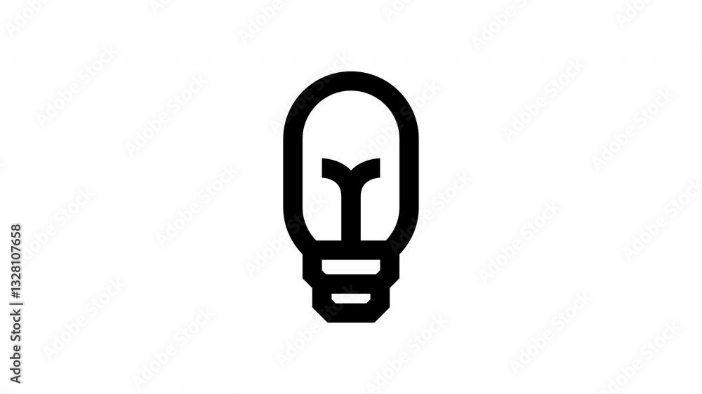 light bulb animated icon light bulb animated icon