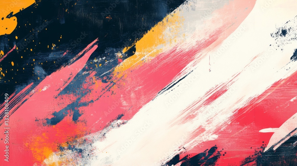 Abstract Colorful Paint Strokes Background Abstract Colorful Paint Strokes Background