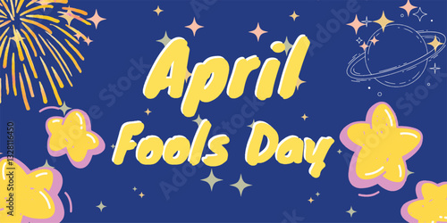 illustration vector for april fools day event 1 april celebration, April fools day background or banner design , April Fools Day. Suitable for Cards, banners, posters, social media
