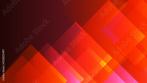modern red abstract square geometric background vector illustration, perfect for banner, presentation background, and wallpaper