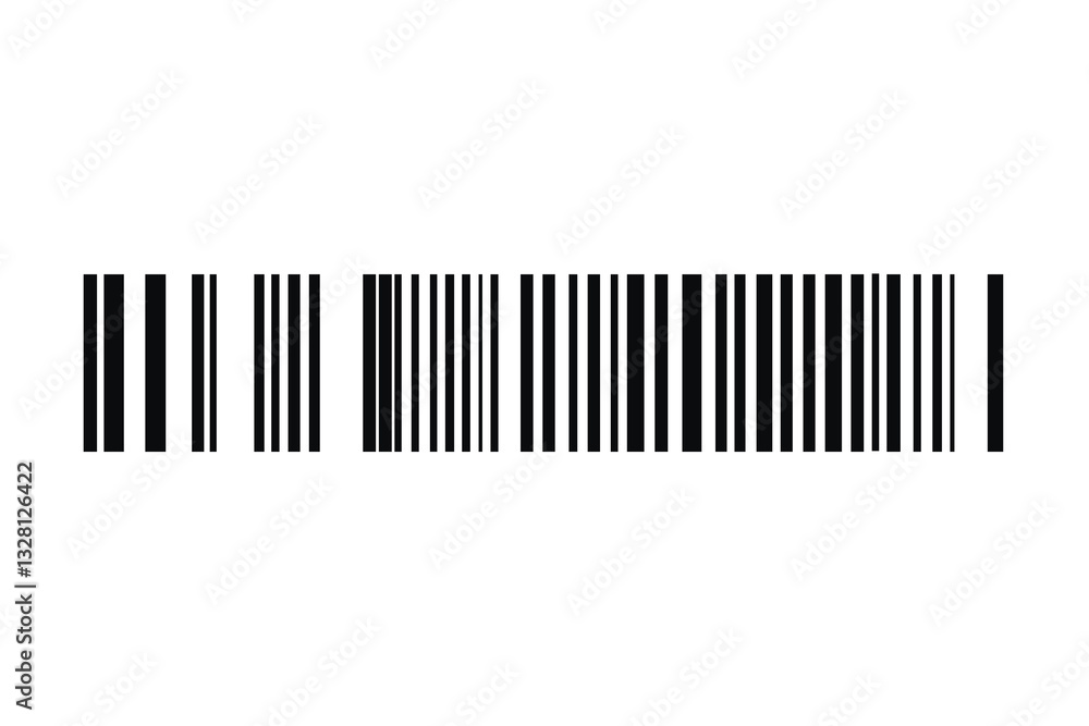 Barcode isolated on white background. Code stripes sticker. Barcode labels, customers qr code. Barcode isolated on white background. Code stripes sticker. Barcode labels, customers qr code.