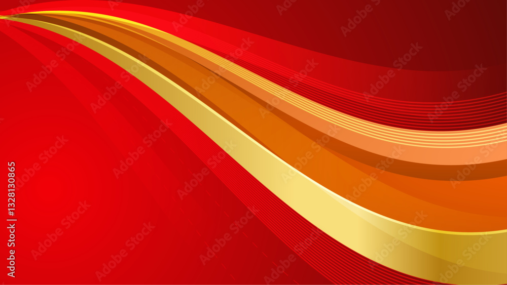 trendy red gradient sleek abstract geometric wave background vector illustration trendy red gradient sleek abstract geometric wave background vector illustration