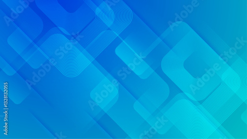 modern blue rhomb stylish abstract geometric background vector illustration, perfect for digital banner, business presentation, and social media design