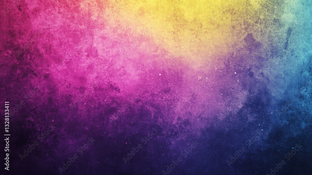 Fototapeta premium Vibrant Pink Purple Blue Yellow Gradient Texture Background