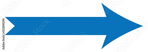 large size black long arrow. Straight long arrow icon. black long arrow pointing to right site in isolated background. Bold thine long arrow.