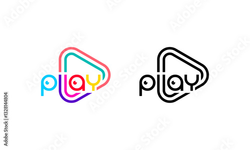 premium play logo full color