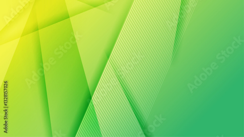 clean geometric vector background abstract green shapes vector illustration