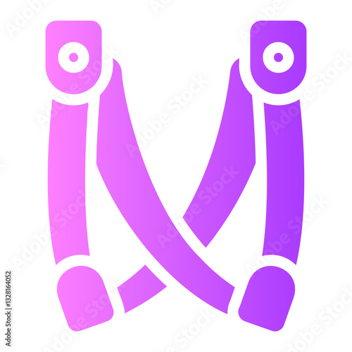 safety harness Gradient icon