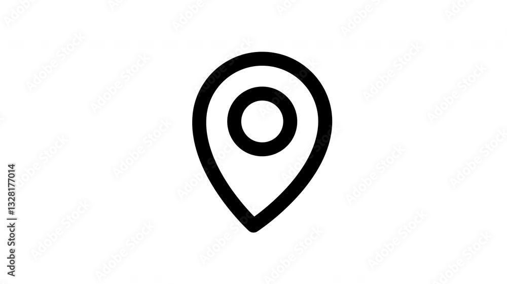 pin animated icon pin animated icon