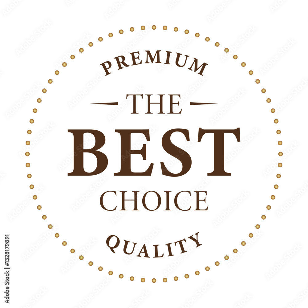 Fototapeta premium Premium Quality Badge with 