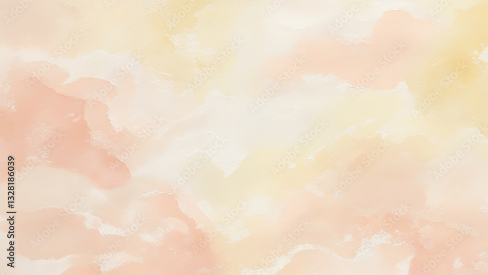 Fototapeta premium Soft Pastel Abstract Background with Peach, Cream, and Yellow Hues