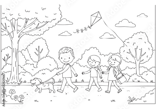 People Visiting Relatives in Dashin – Warm Pencil Sketch