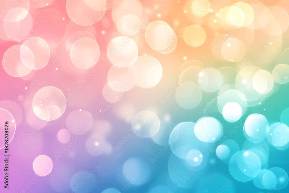 Fototapeta premium Colorful Bokeh Abstract Background Design