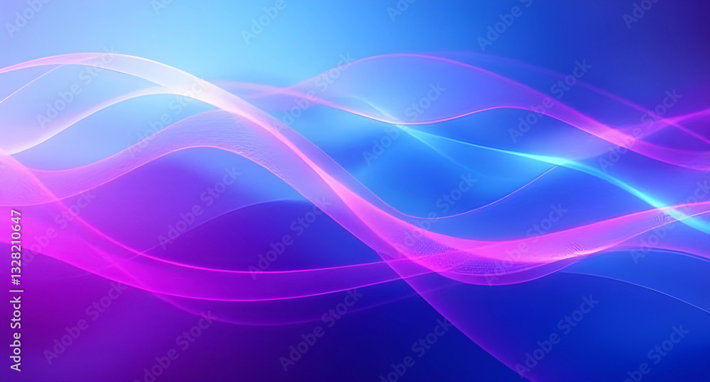 Futuristic Abstract Tech Waves in Neon Blue and Pink Modern Gradient Dynamic Light Trails Background Futuristic Abstract Tech Waves in Neon Blue and Pink Modern Gradient Dynamic Light Trails Background