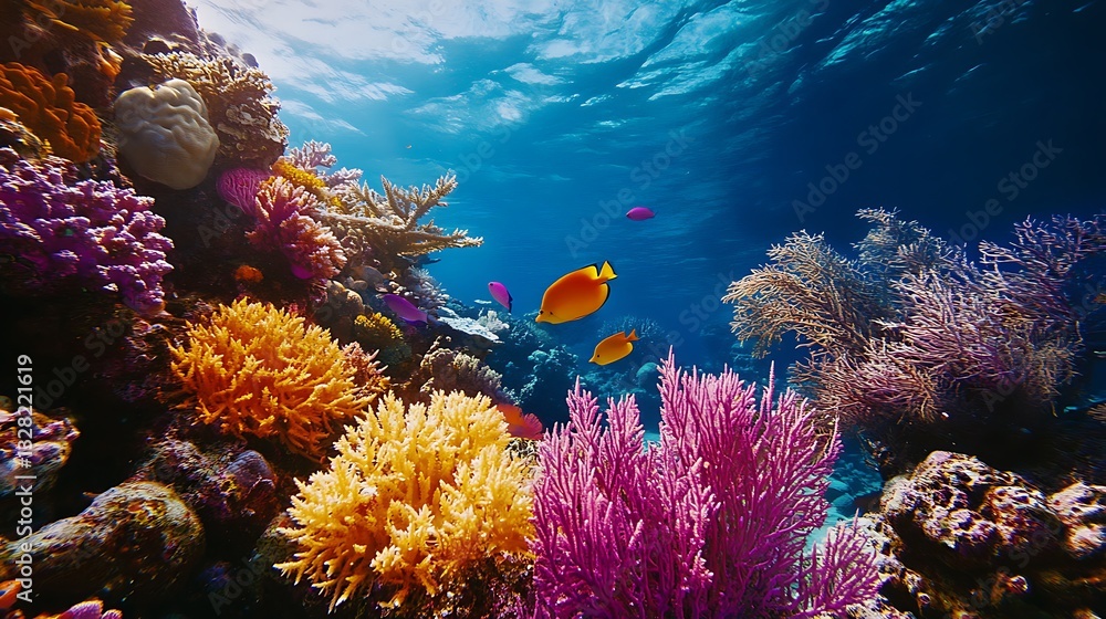 Obraz premium coral reef with fish