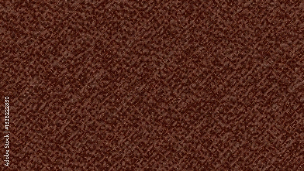 Fototapeta premium Intricate Brown Maze Pattern: A Detailed Seamless Background Texture with Interlocking Geometric Shapes and Rustic Hues, Perfect for Creative Design Projects.