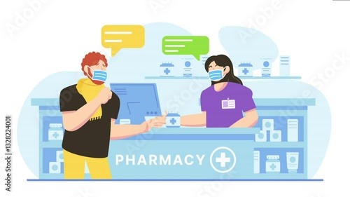 Pharmacy illustrations 