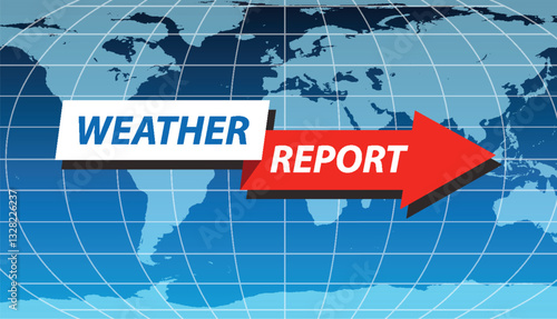 Global Weather Report Illustration