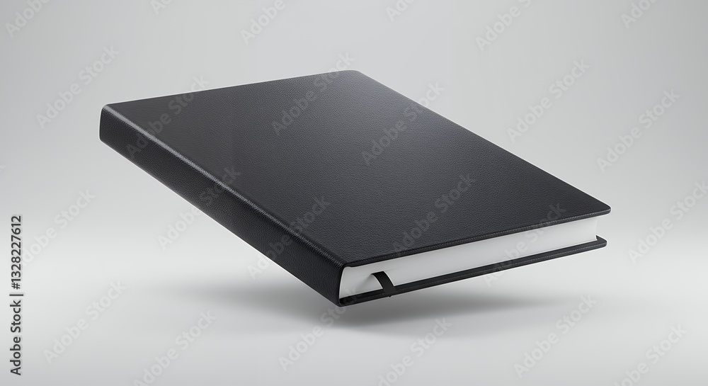 Elegant Black Notebook Mockup: A Clean and Minimalist Design Elegant Black Notebook Mockup: A Clean and Minimalist Design