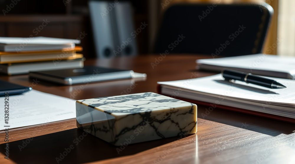 Elegant Marble Paperweight Office Desk Still Life Professional Business Workspace Modern Minimalist Design Clean Workspace Luxury Objects Polished Elegant Marble Paperweight Office Desk Still Life Professional Business Workspace Modern Minimalist Design Clean Workspace Luxury Objects Polished