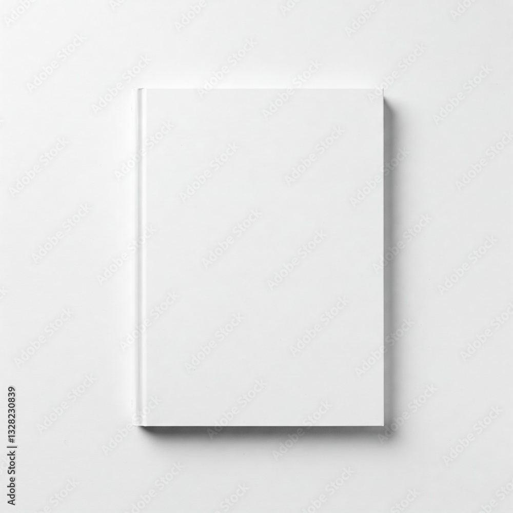 Blank hardcover book mockup. isolated on white background. Flat lay view. It can be used for promo, catalogs, brochures, magazines, etc. Ready for your design, book with white blank cover isolated. Blank hardcover book mockup. isolated on white background. Flat lay view. It can be used for promo, catalogs, brochures, magazines, etc. Ready for your design, book with white blank cover isolated.