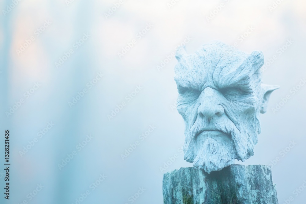 Obraz premium dreamy goblincore portrait captures whimsical expression