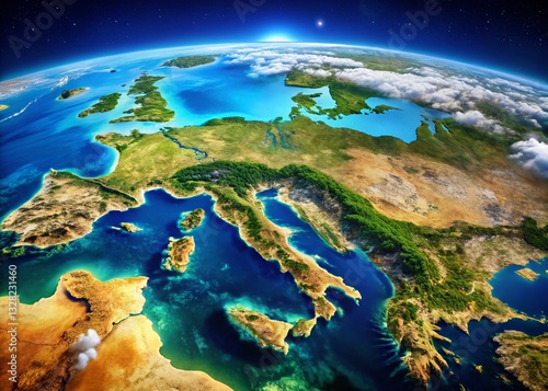 North Aegean Islands Greece: High-Resolution Satellite Image of Major Cities