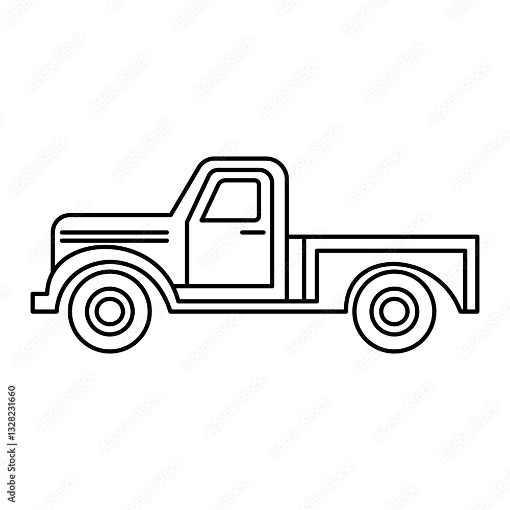 Fototapeta premium Truck car