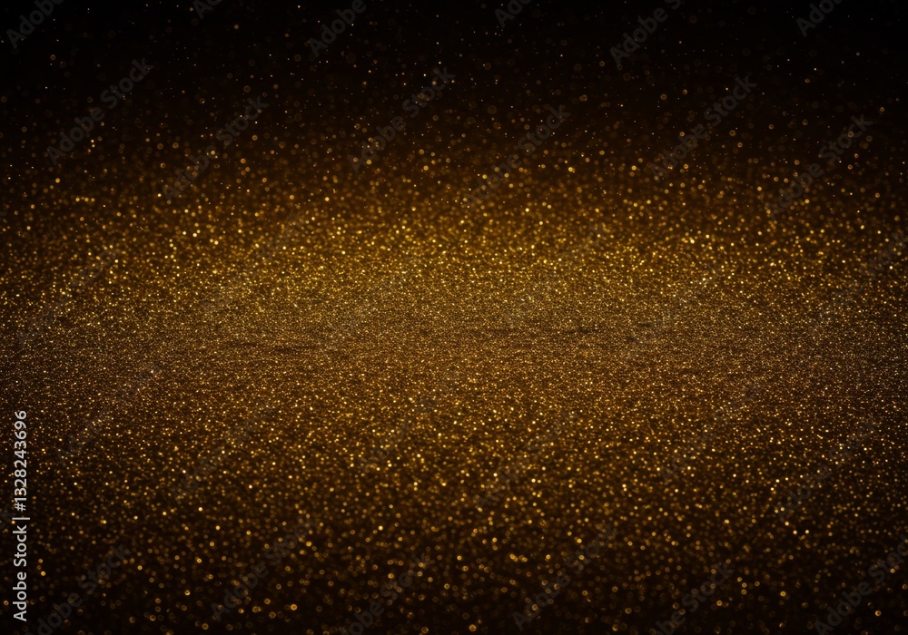 Shimmering Golden Dust in Darkness Shimmering Golden Dust in Darkness