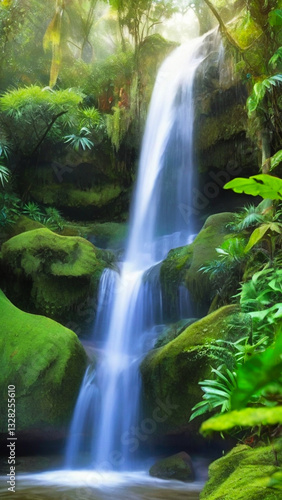 waterfall in the forest