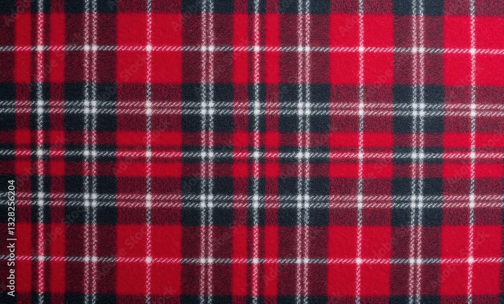 Classic red and black plaid pattern Classic red and black plaid pattern