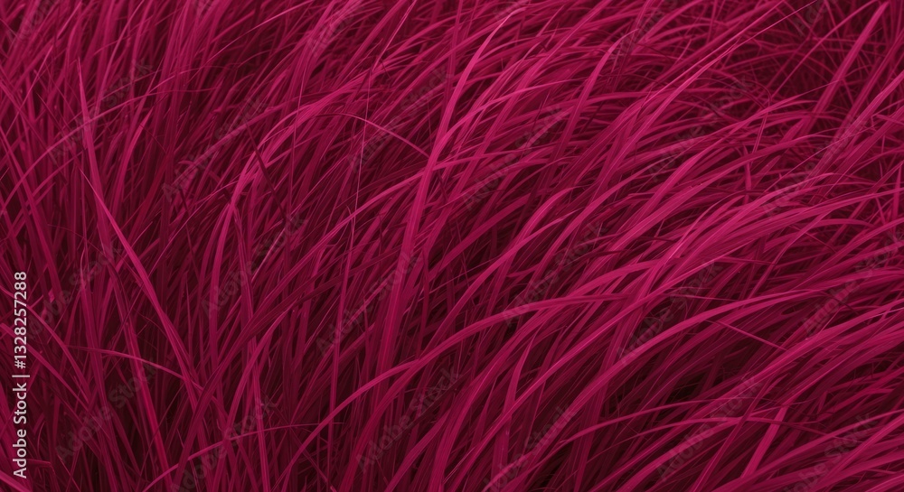 Vibrant Magenta Grass in Motion Vibrant Magenta Grass in Motion