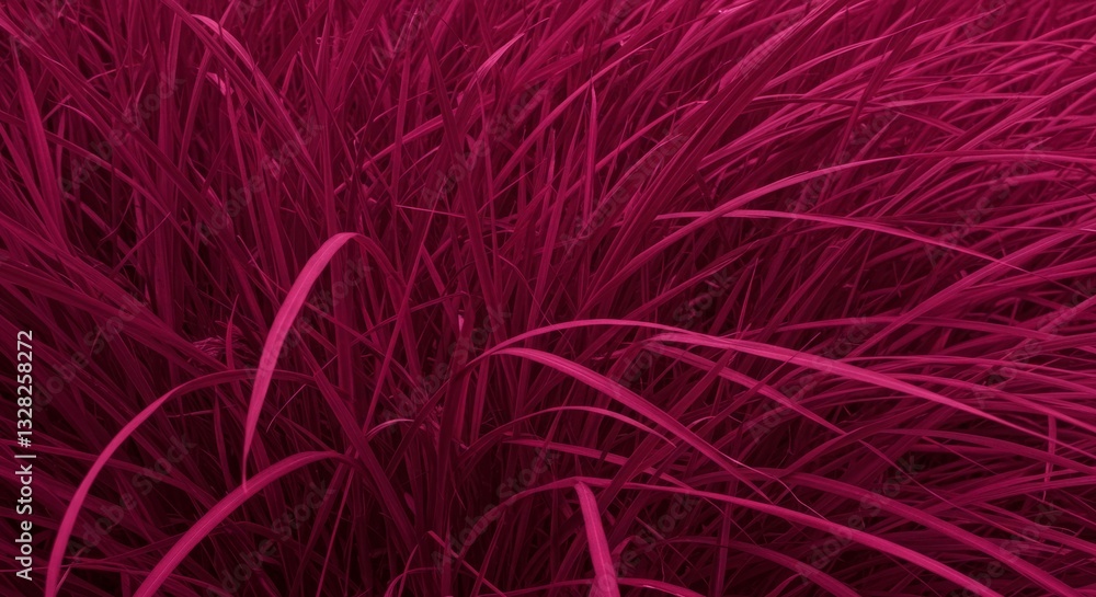 Fototapeta premium Vibrant Magenta Grass in Motion
