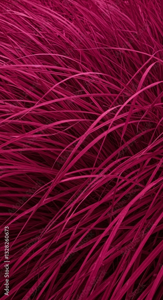 Fototapeta premium Vibrant Magenta Grass in Motion