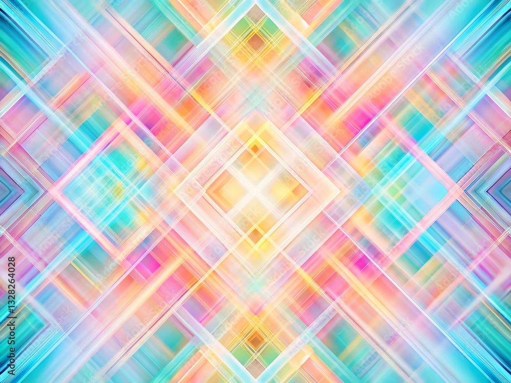 Pastel Geometric Pattern: Long Exposure Abstract Background for Modern Design Pastel Geometric Pattern: Long Exposure Abstract Background for Modern Design