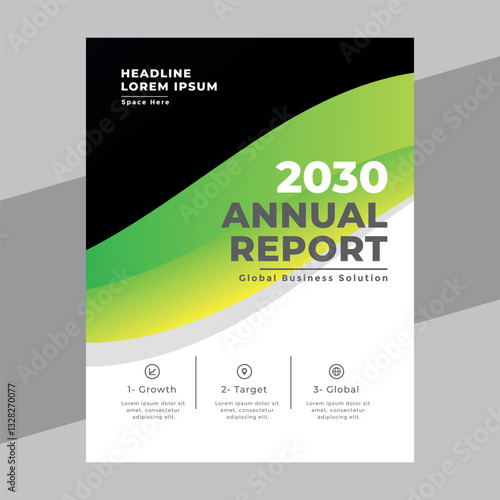 Wallpaper Mural Annual report template layout, cover design Brochure, magazine, flyer, booklet. Torontodigital.ca
